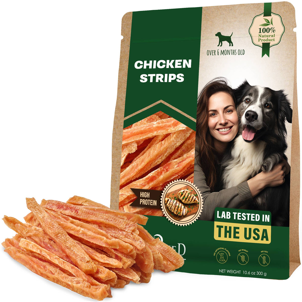 Beloved Pets Chicken Jerky Strips Dog Treats 11oz