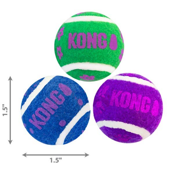 KONG® Cat Active Tennis Balls w/Bells Cat Toy