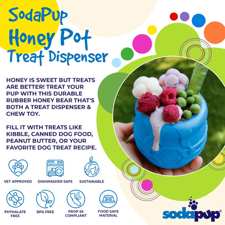 PUP-X Honey Pot Treat Dispenser (Large & X-Large)