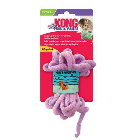 KONG® Pull-A-Partz™ Yarnz Cat Toy, Assorted Colors