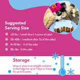 Puppy Cake Dog Birthday Cake Kit (Peanut Butter or Pumpkin)