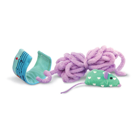 KONG® Pull-A-Partz™ Yarnz Cat Toy, Assorted Colors