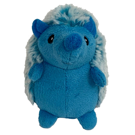 Multipet Minipet Hedgehog Plush Dog Toy 4" (Assorted Colors , sold individually)