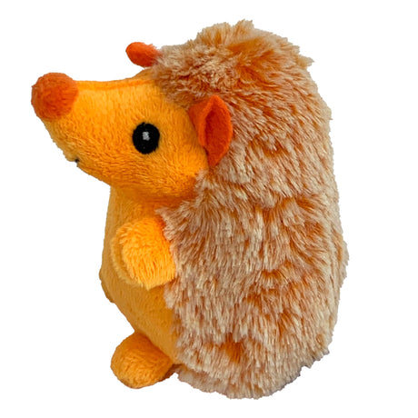 Multipet Minipet Hedgehog Plush Dog Toy 4" (Assorted Colors , sold individually)
