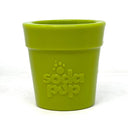 Flower Pot Durable Rubber Treat Dispenser & Enrichment