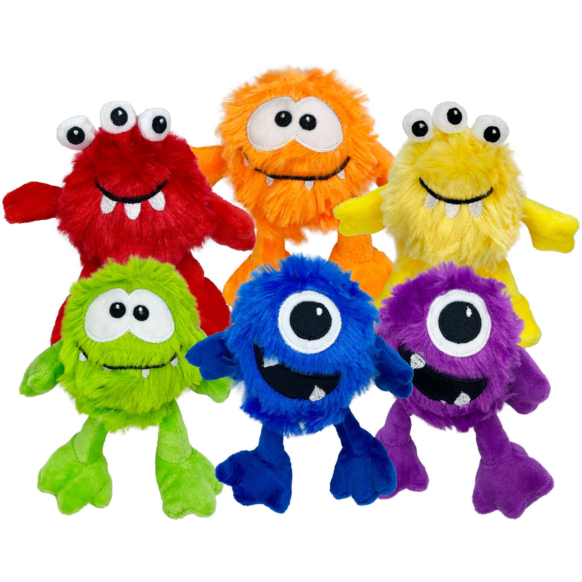 Multipet Monsters Minipet Plush Dog Toy 5" (assorted, sold individually)